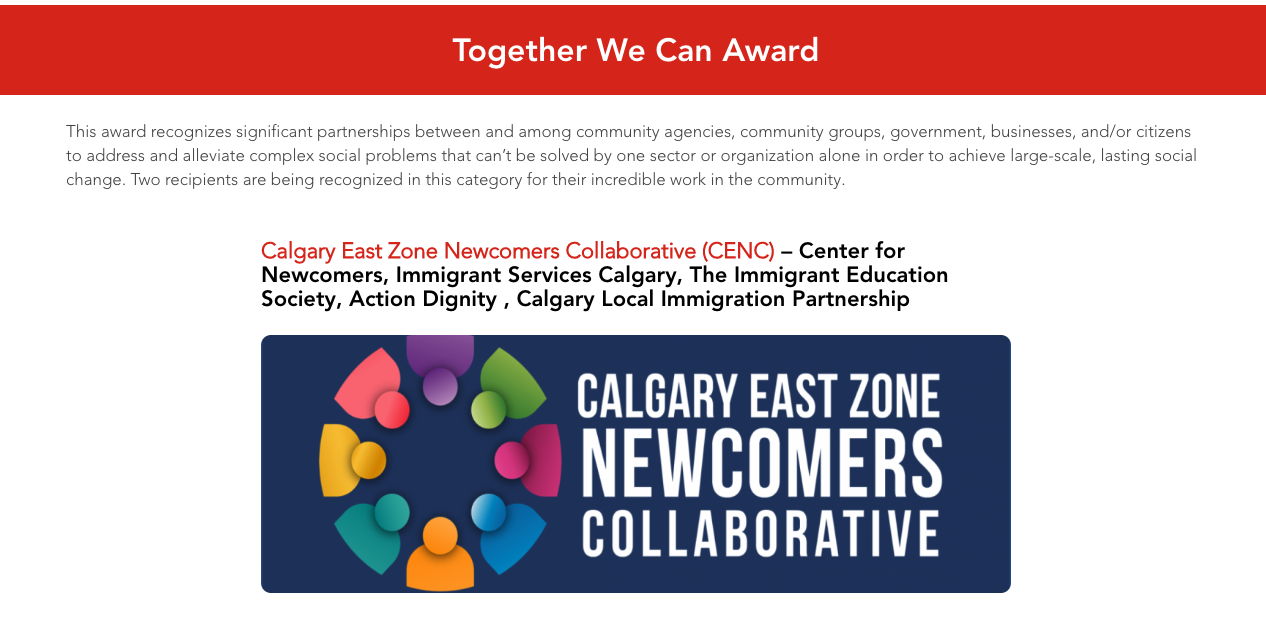 Immigrant Services Calgary Wins Multiple United Way Awards – Immigrant ...